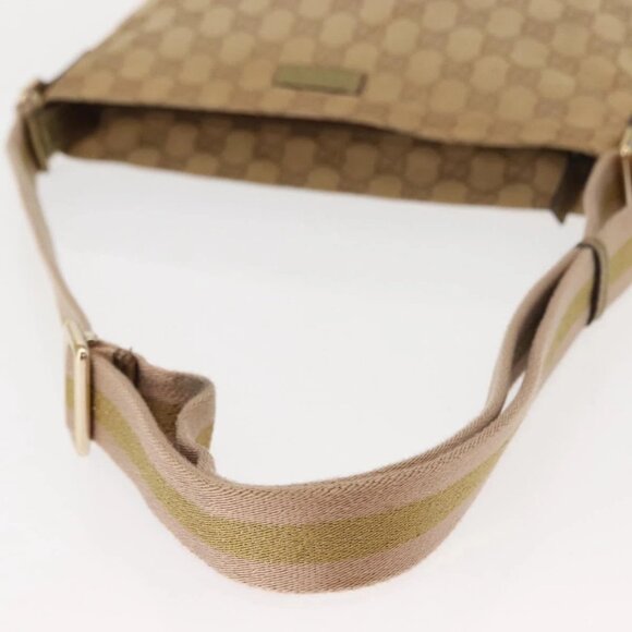 GUCCI GG Canvas Sherry Line Shoulder Bag Beige Gold 189749 001998 Auth yk19719 - Picture 8 of 16